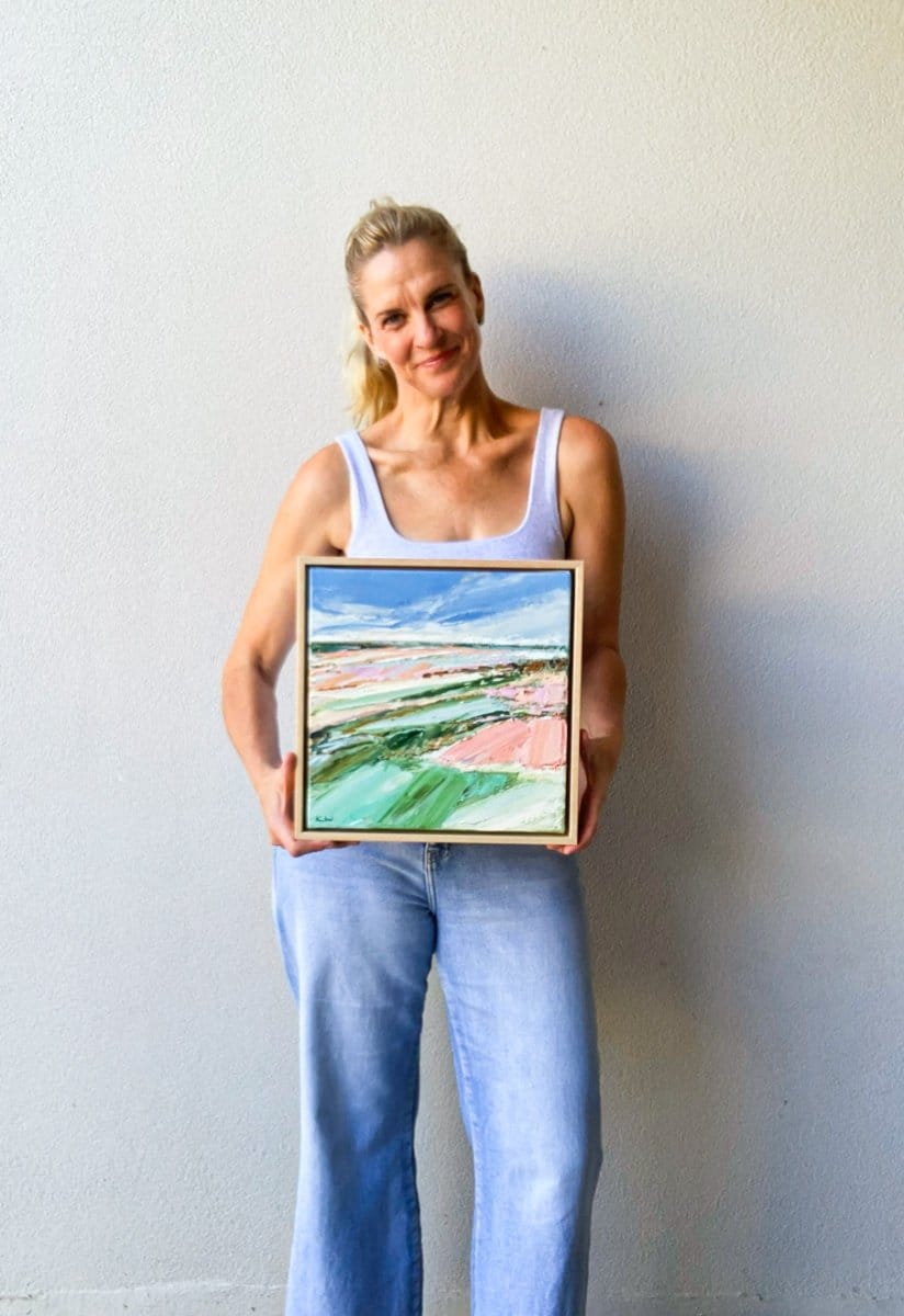Blush Pasture II - Original Artwork-Original Art-Katie Wyatt-Greenhouse Interiors Pty Ltd