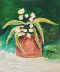 Flowering Gum In Terracotta - Original Art-Original Art-Michelle Keighley-Greenhouse Interiors Pty Ltd