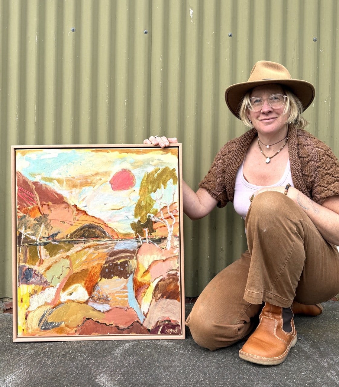 Sundown At Kings Canyon - Original Art