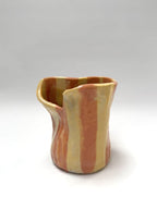 Short Crush Vase 'Lemon Caramel'