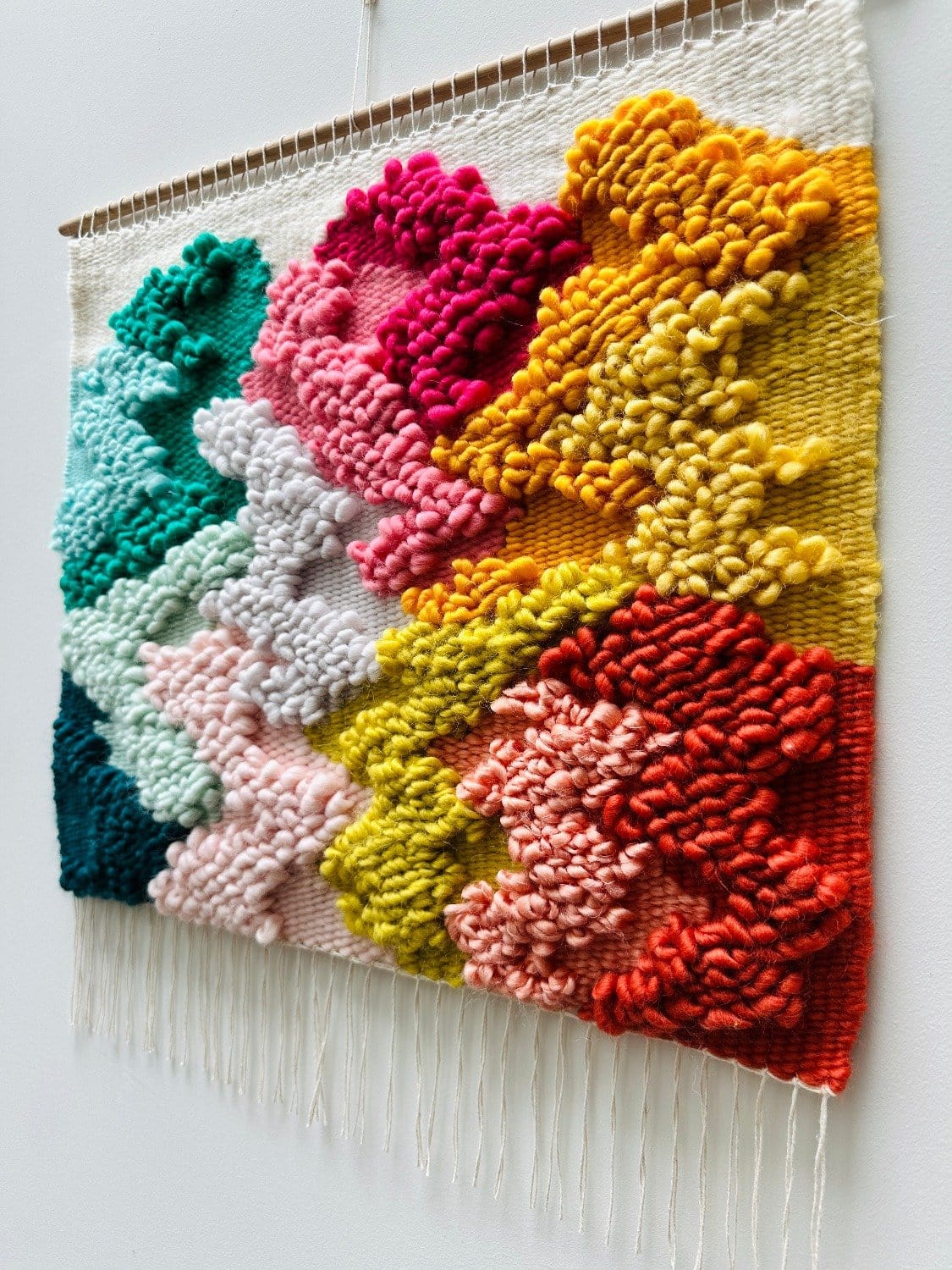 Rainbow Lands 16 - Handwoven Art