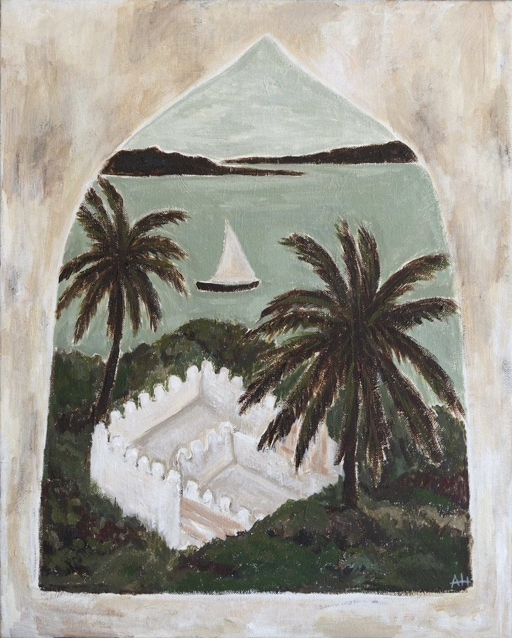 Looking Over Lamu - Original Art