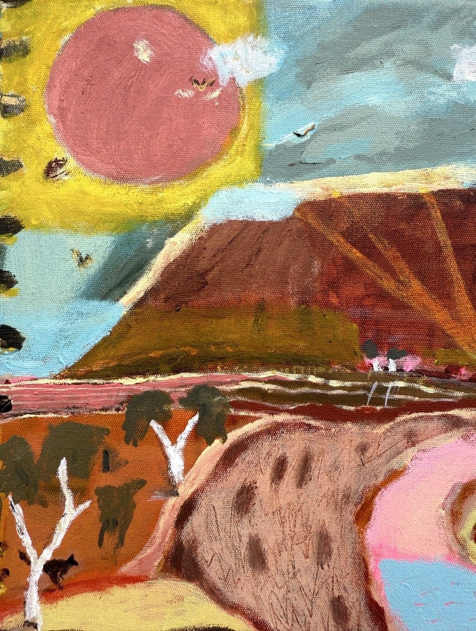 Opals & Red Ochre - Original Artwork