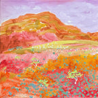 Where The Desert Burns Gold - Original Artwork