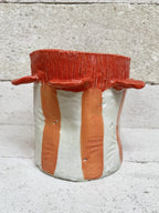 Ice / Flower Bucket - 'Vermillion Coral'
