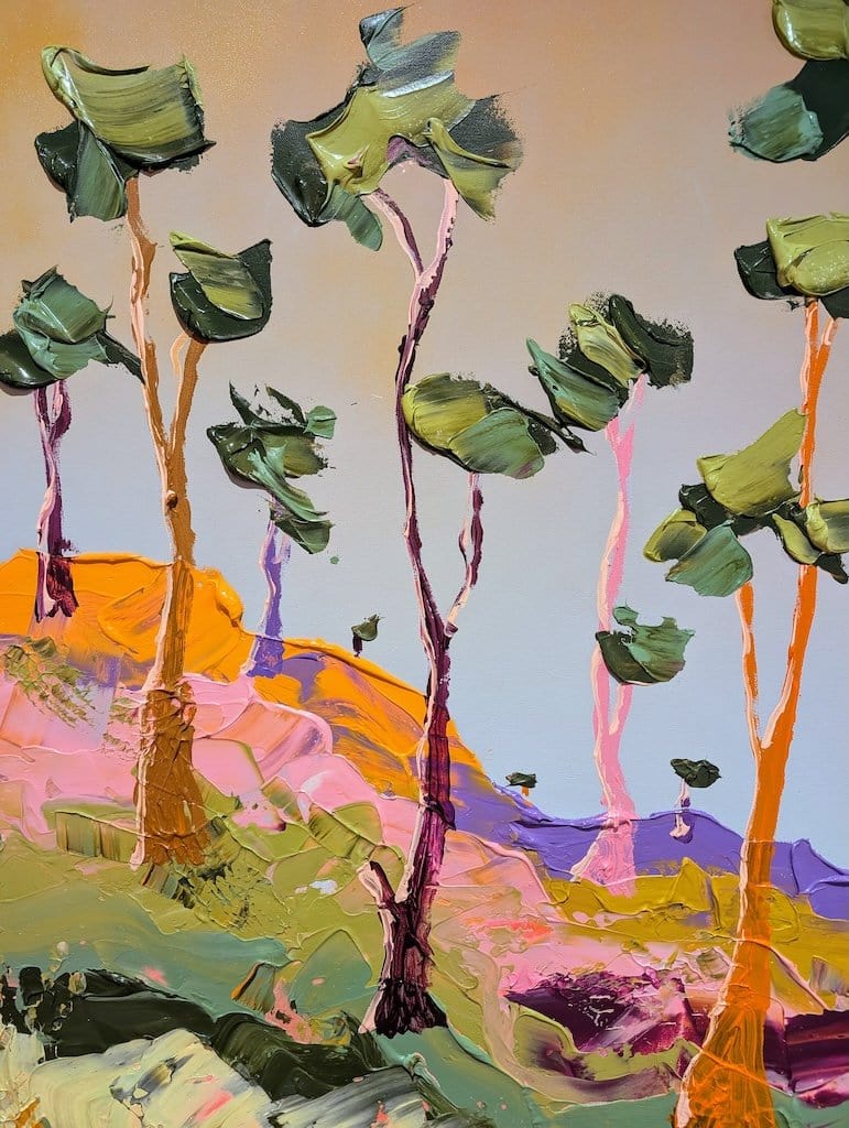 Sunset Trees - Original Art