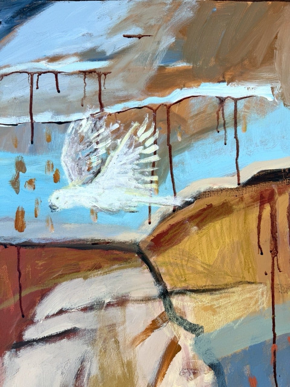 Red Dust And Rain - Original Artwork