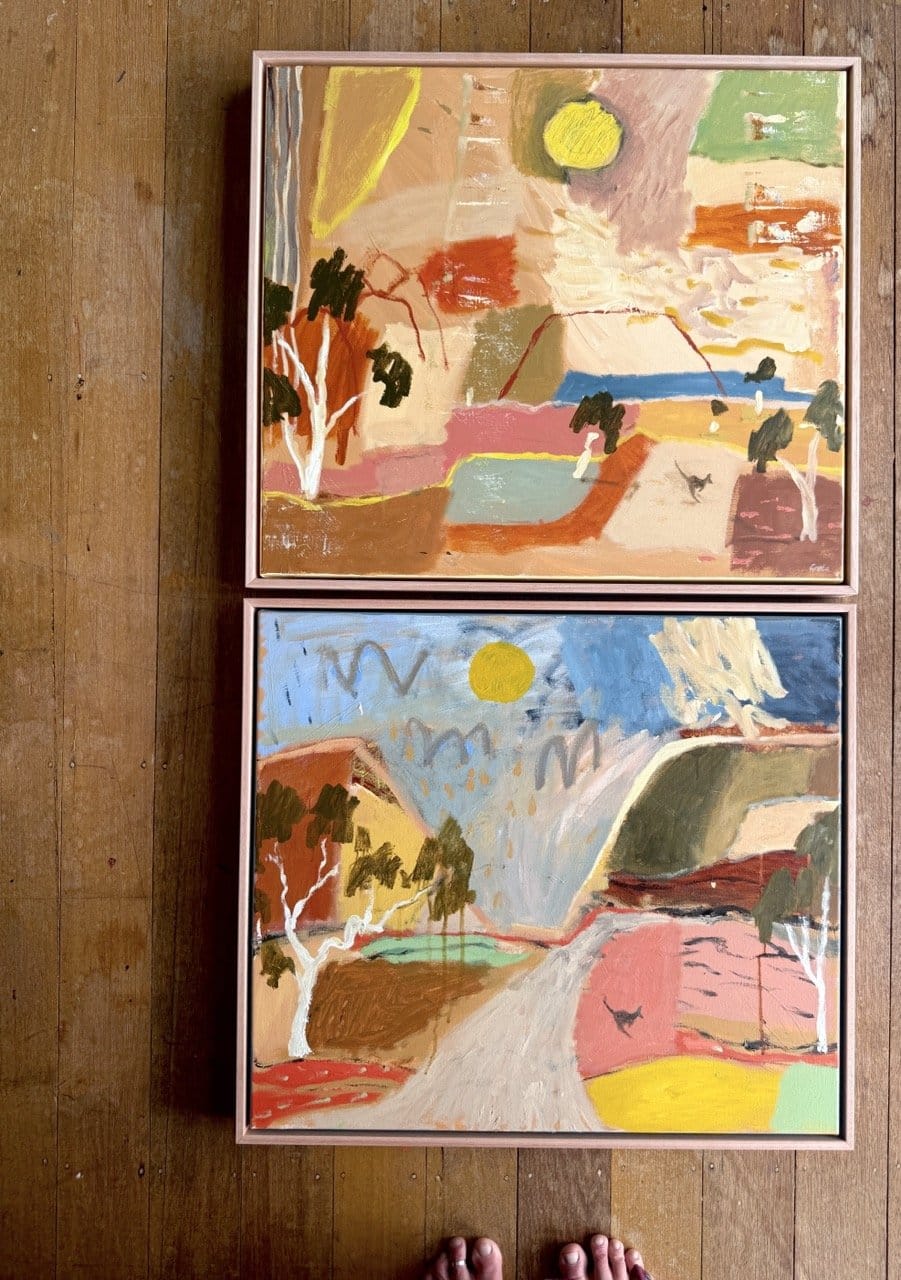 Between Uluru & Kata Tjuta - Original Artwork