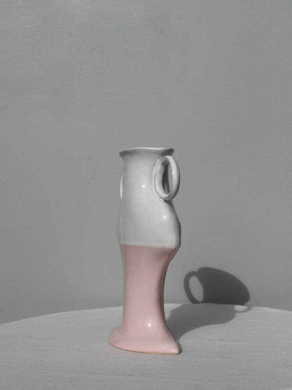 Little Moment - Pink And White Vessel