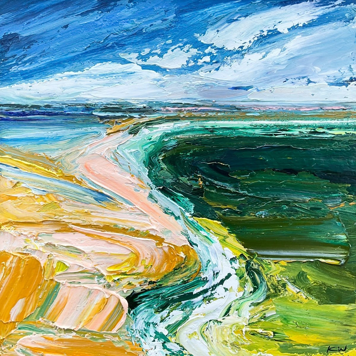 Viridian Seas - Original Artwork