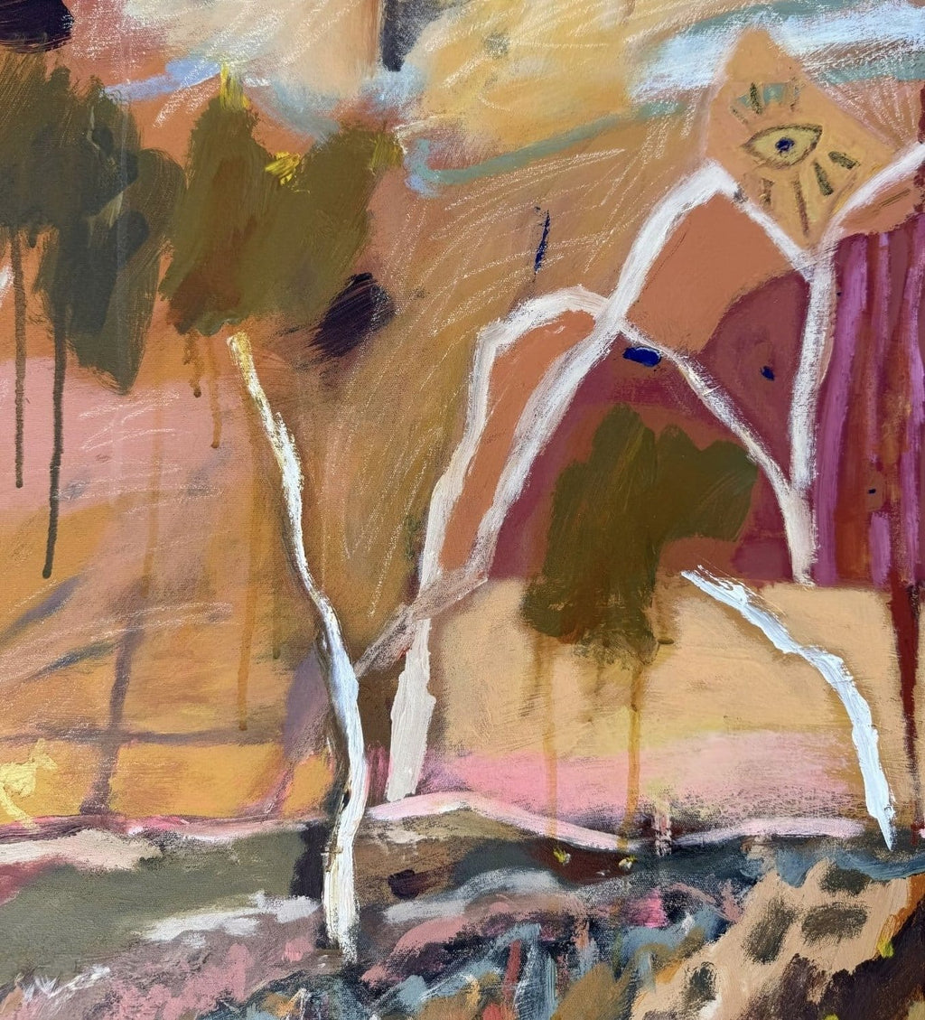 Uluru Bird Song  - Original Artwork-Original Art-Greta Hounslow-Greenhouse Interiors