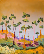 Sunset Trees - Original Art