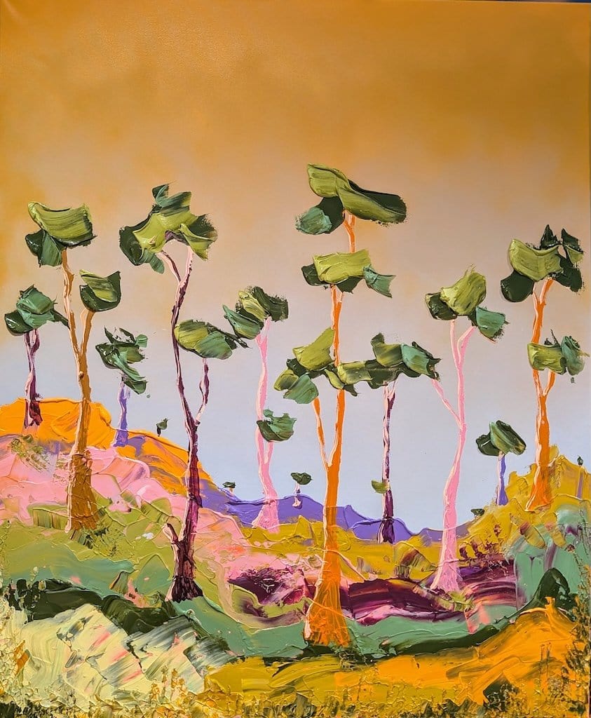 Sunset Trees - Original Art