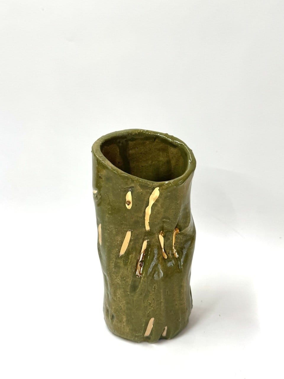 Mini Crush Vase 'Grass Gold'