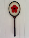 Vintage Tennis Racquet Wall Art - Poppy