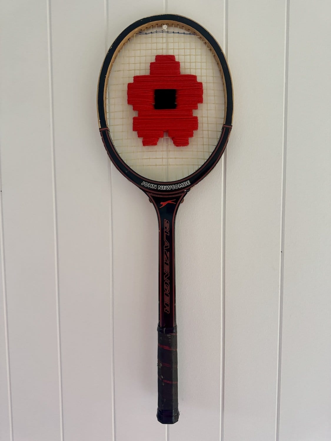 Vintage Tennis Racquet Wall Art - Poppy