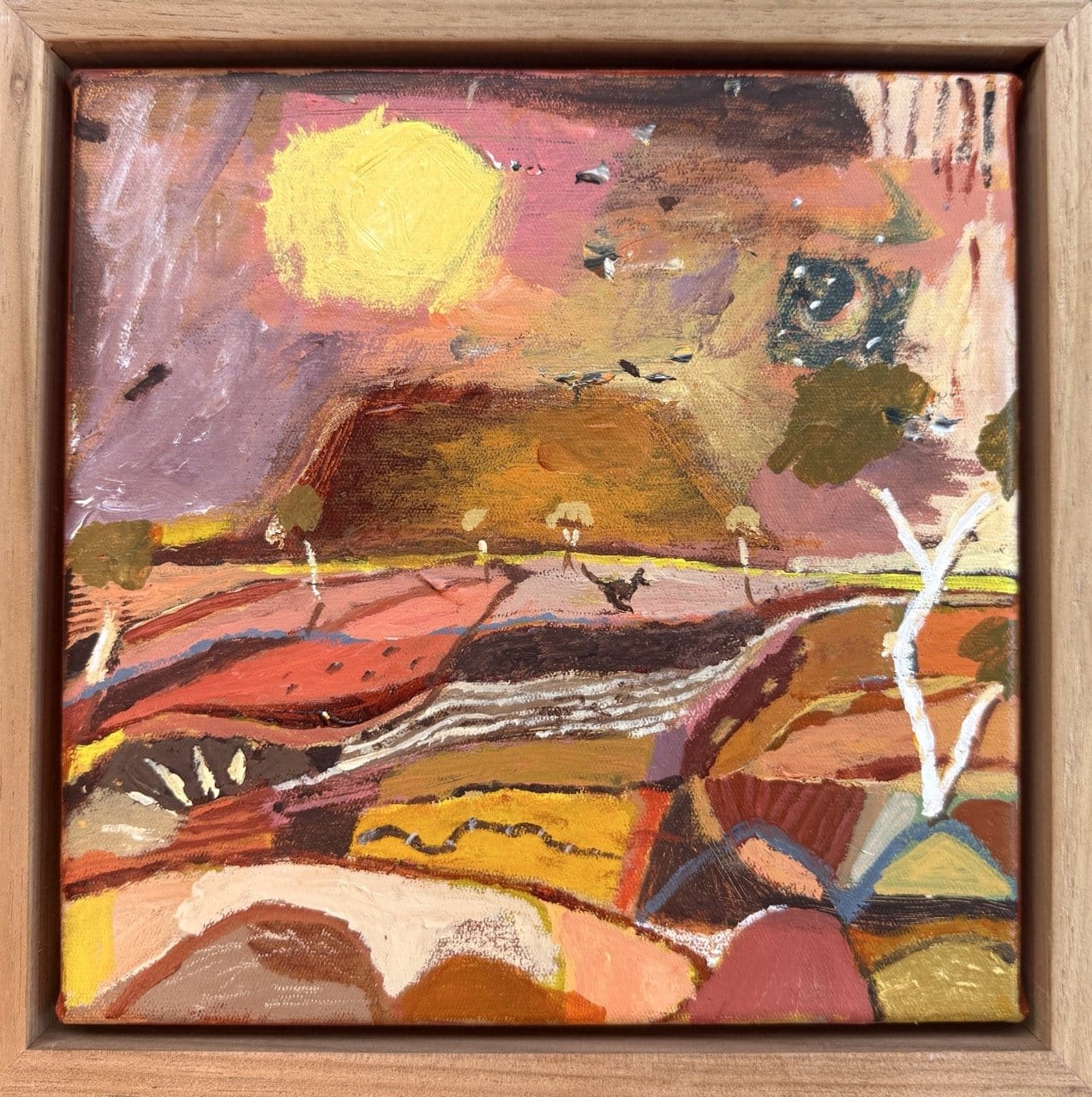 Kangaroo Dawn - Original Artwork-Original Art-Greta Hounslow-Greenhouse Interiors Pty Ltd