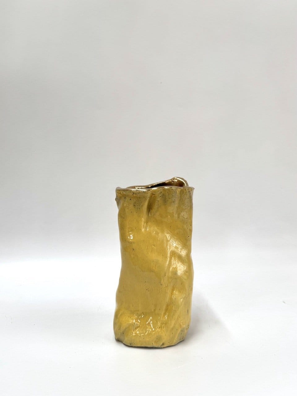 Mini Crush Vase 'Gold Lemon'
