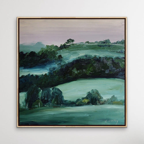 Green Misty - Original Art-Original Art-Michelle Keighley-Greenhouse Interiors Pty Ltd