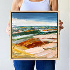 Blush Plains Original Artwork-Original Art-Katie Wyatt-Greenhouse Interiors Pty Ltd