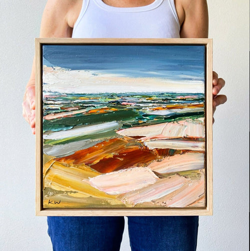 Blush Plains Original Artwork-Original Art-Katie Wyatt-Greenhouse Interiors Pty Ltd