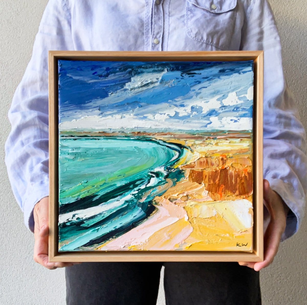 Aqua Spray - Original Artwork