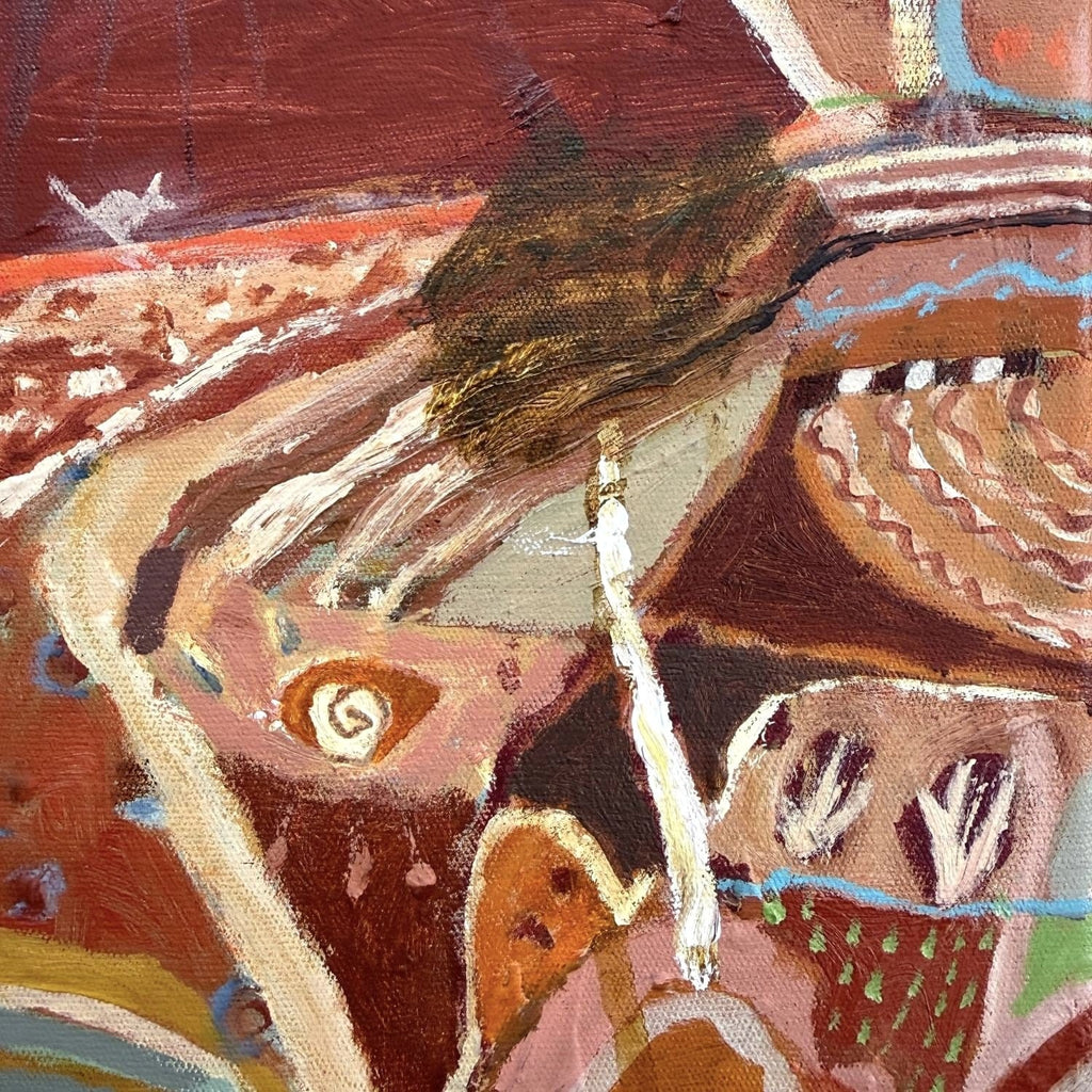 Sacred Uluru Sun  - Original Artwork