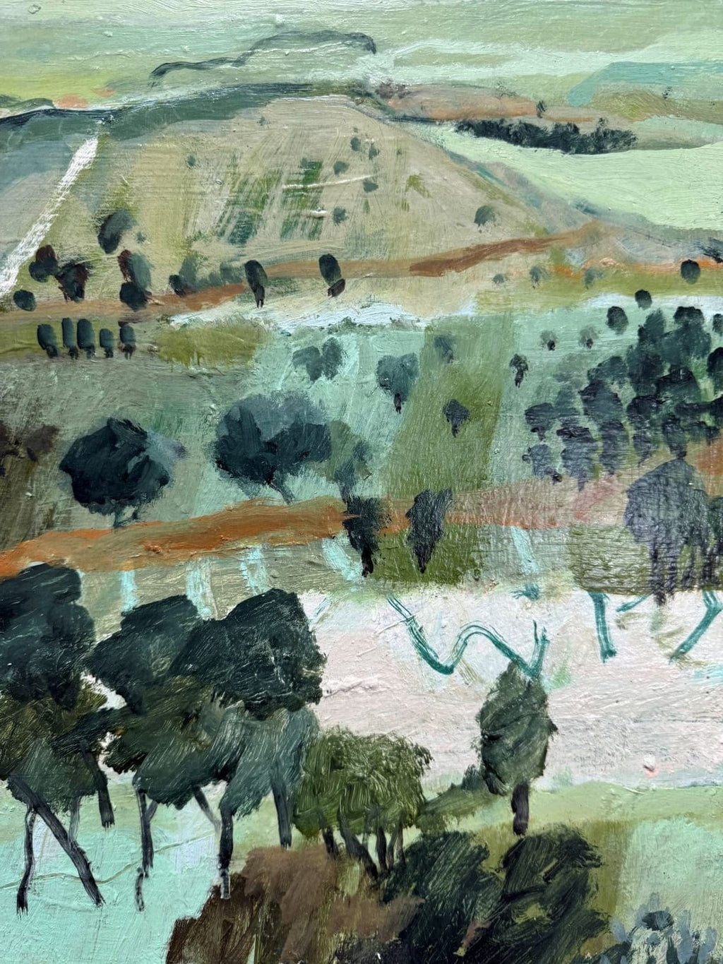 Early Morning, Peppercorn Creek - Original Painting-Original Art-Elizabeth Primmer-Greenhouse Interiors Pty Ltd