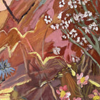 Red Dirt & Wildflowers  - Original Artwork-Original Art-Greta Hounslow-Greenhouse Interiors