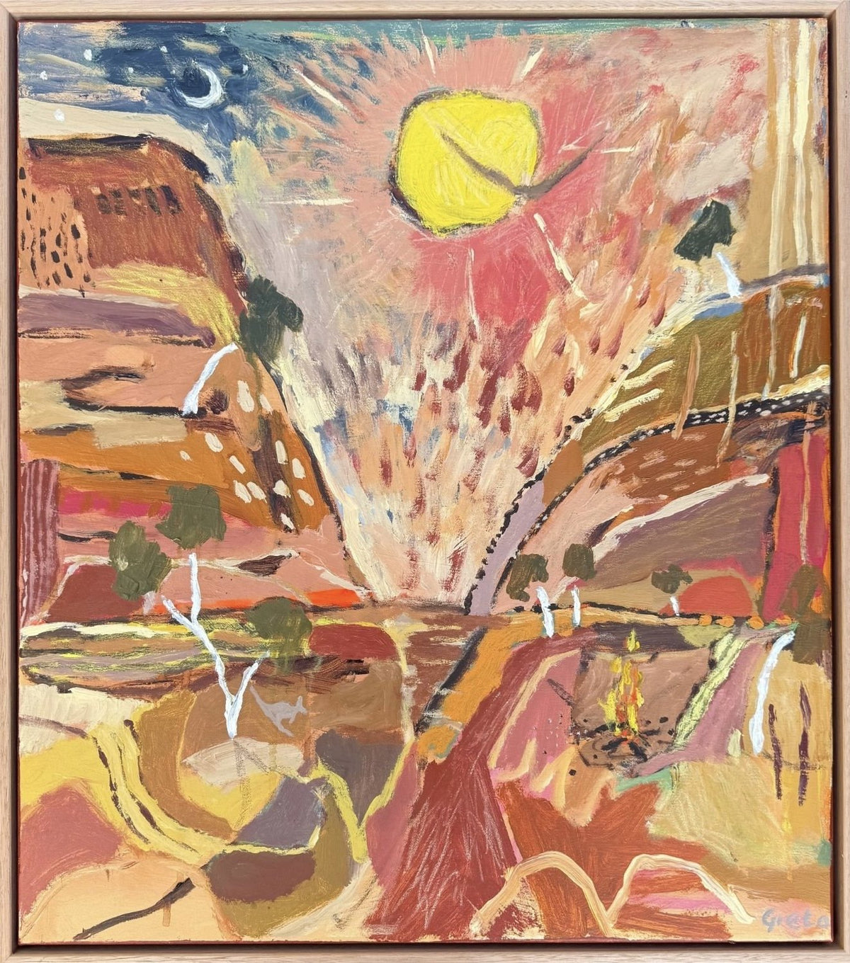 Simpson’s Gap, Dry Season  - Original Artwork