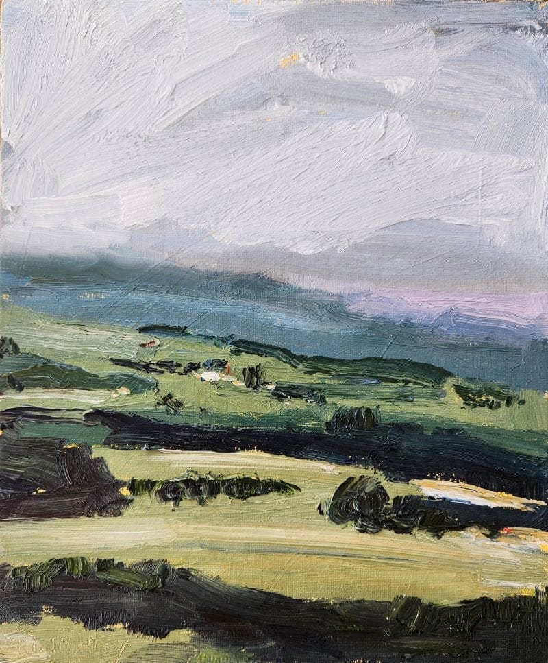 Whispers In Green, Diptych - Original Art