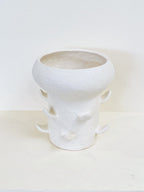 Small White Artichoke Vase