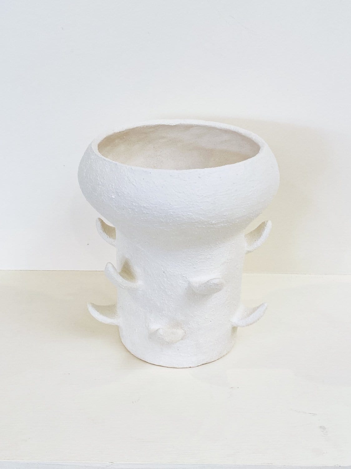 Small White Artichoke Vase