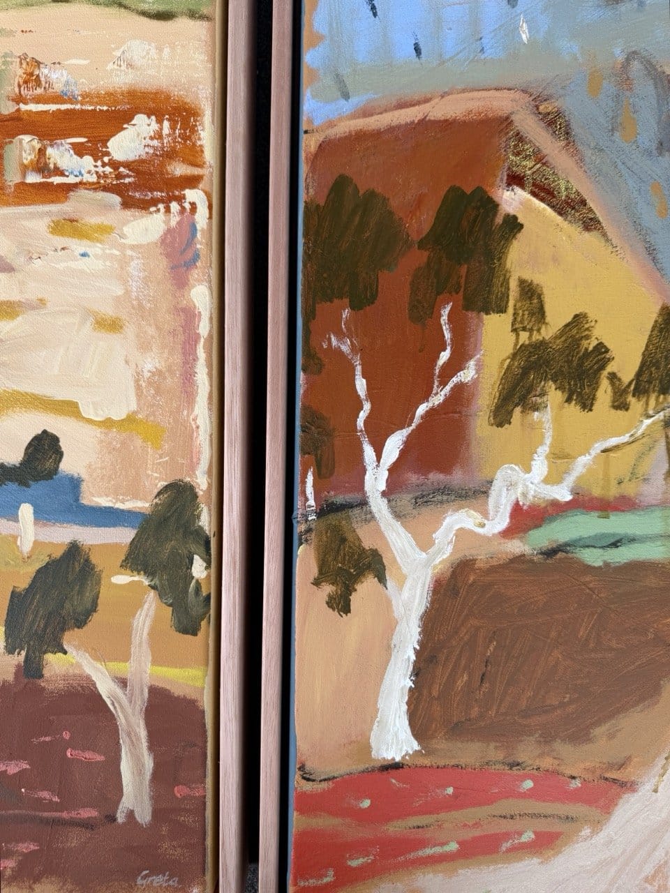 Track To Uluru - Original Artwork