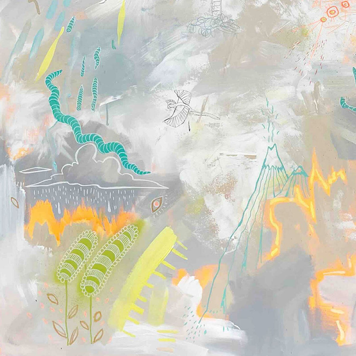 The Big Bang - Original Art-Original Art-Ingrid Nuss-Greenhouse Interiors Pty Ltd
