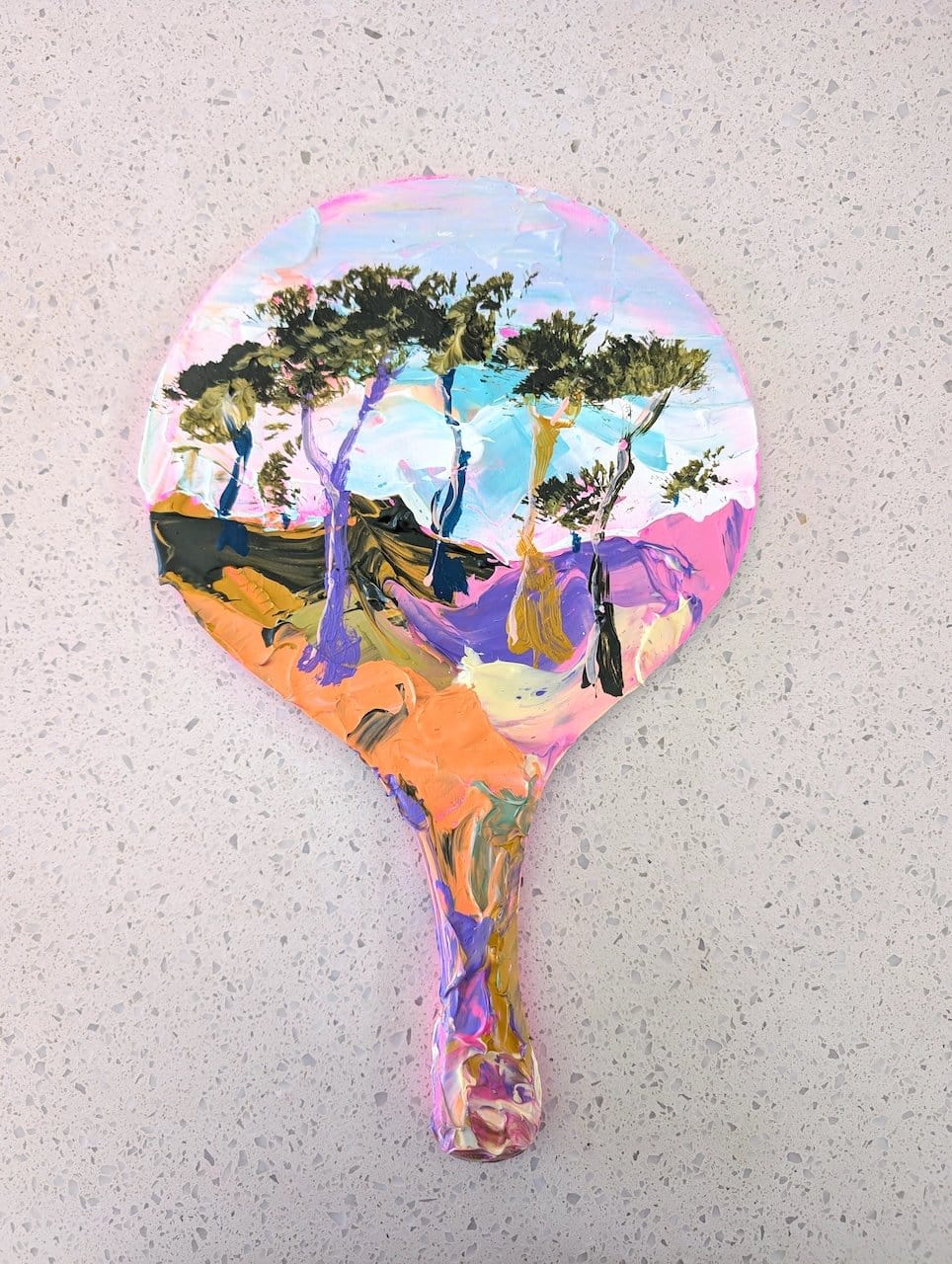 Tree Endeavour Paddle Bat - Original Art