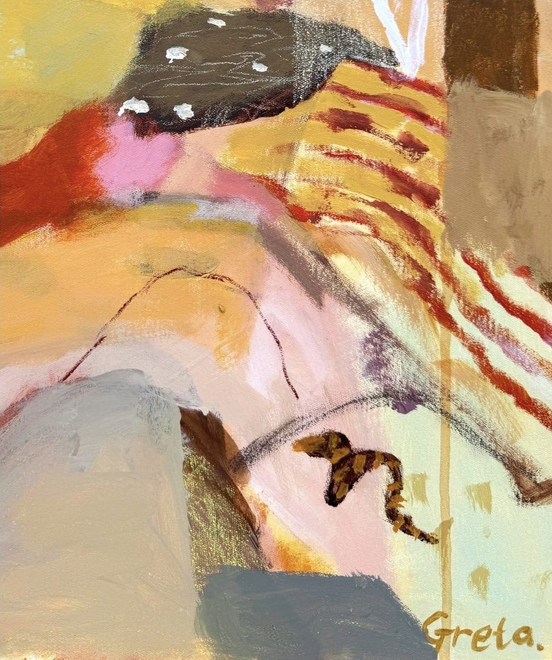 Campfire Country - Original Artwork-Original Art-Greta Hounslow-Greenhouse Interiors Pty Ltd