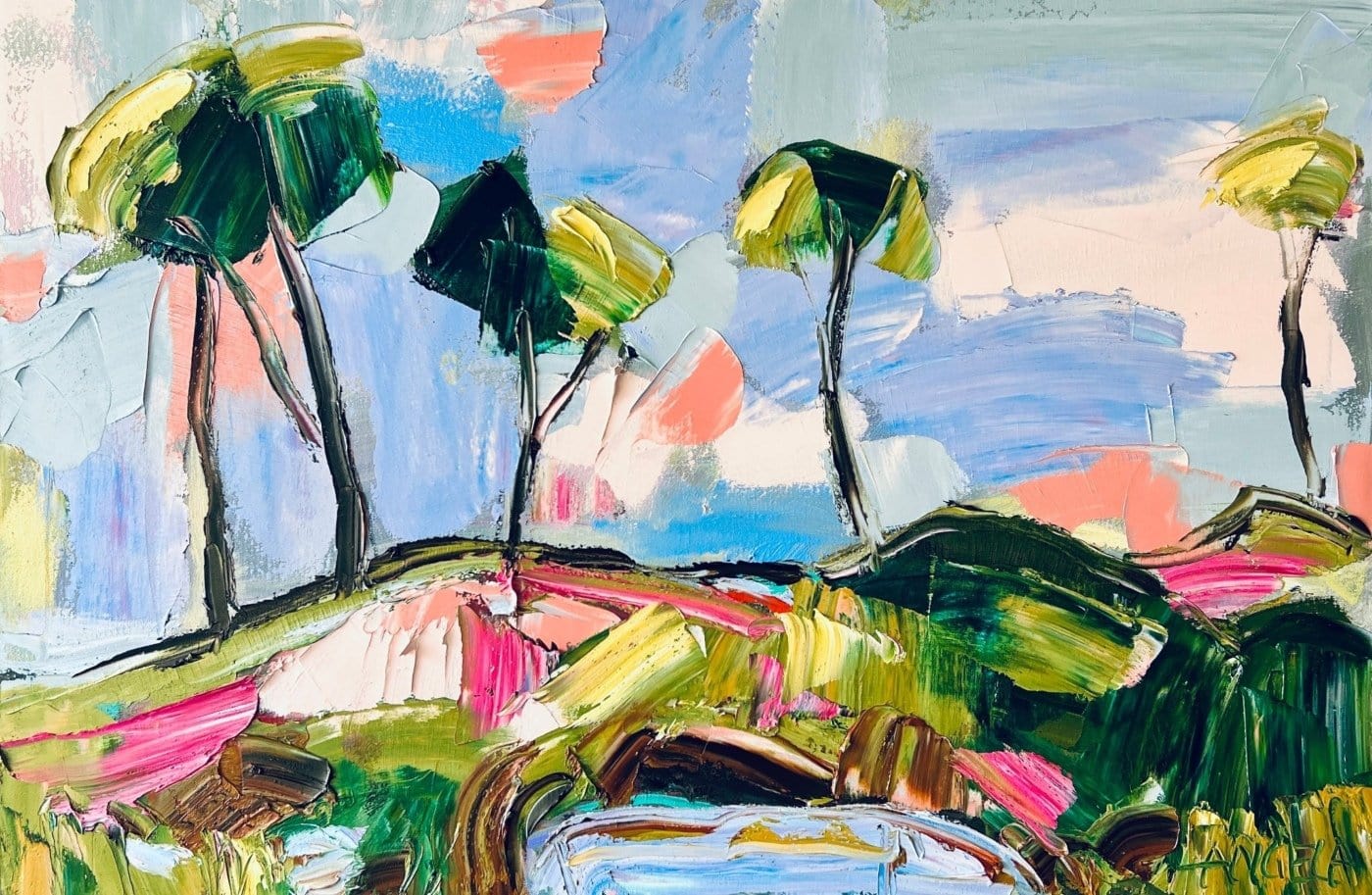 Clouds Over The Dam - Original Art