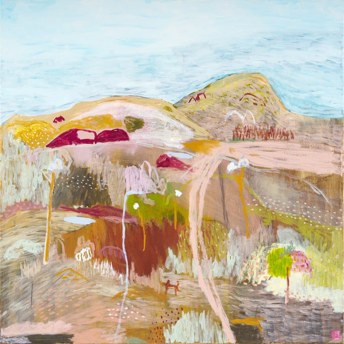 Kevin’s Crabapple Tree - Original Art-Original Art-Little Anvil Studios-Greenhouse Interiors Pty Ltd