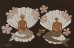 Mermaids Side By Side - Original Art