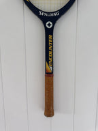 What A Racquet! Vintage Tennis Racquet Wall Hanging With Woven Heart - Yellow-Wall Hangings-What A Racquet-Greenhouse Interiors Pty Ltd