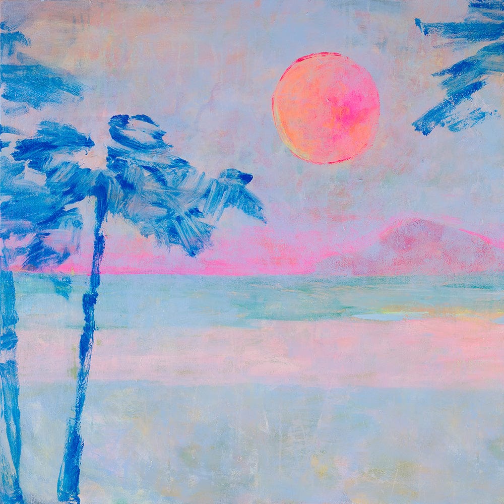 Neon Moonscape - Limited Edition Print