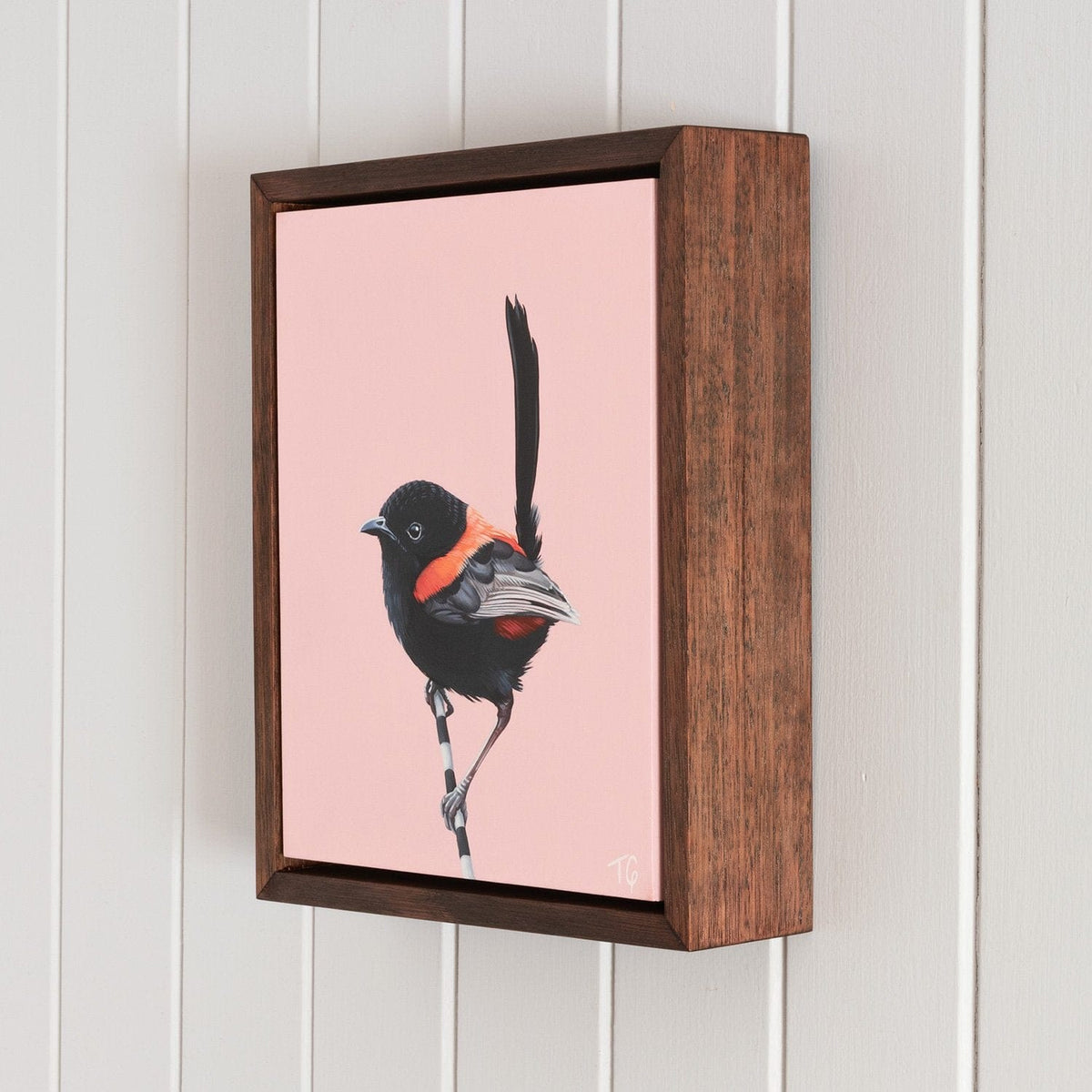 The Wren And His Jazzy, Red Waistcoat - Original Art