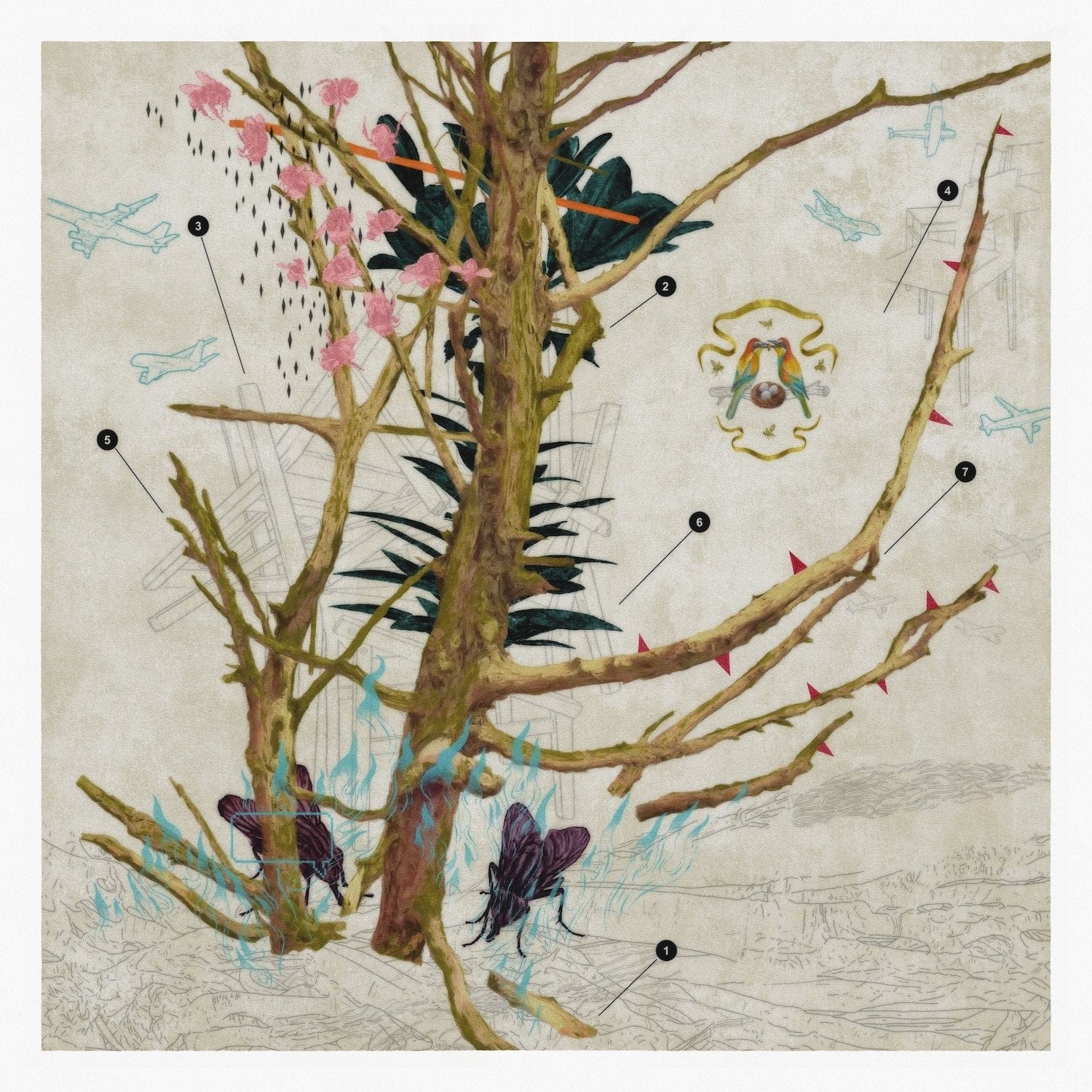 The Bee Eaters - Limited Edition Print-Prints-Steve Moors-Greenhouse Interiors Pty Ltd