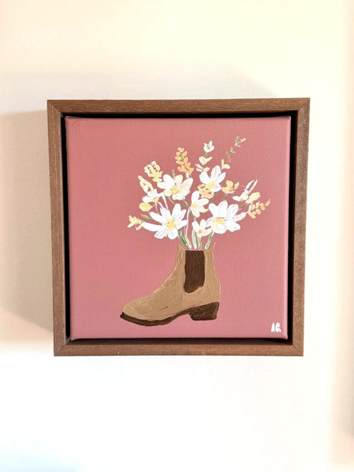 Stem In My Step - Original Art-Original Art-Alli Geers-Greenhouse Interiors Pty Ltd