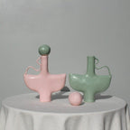 Tiny Dancer In Green With A Pink Stopper