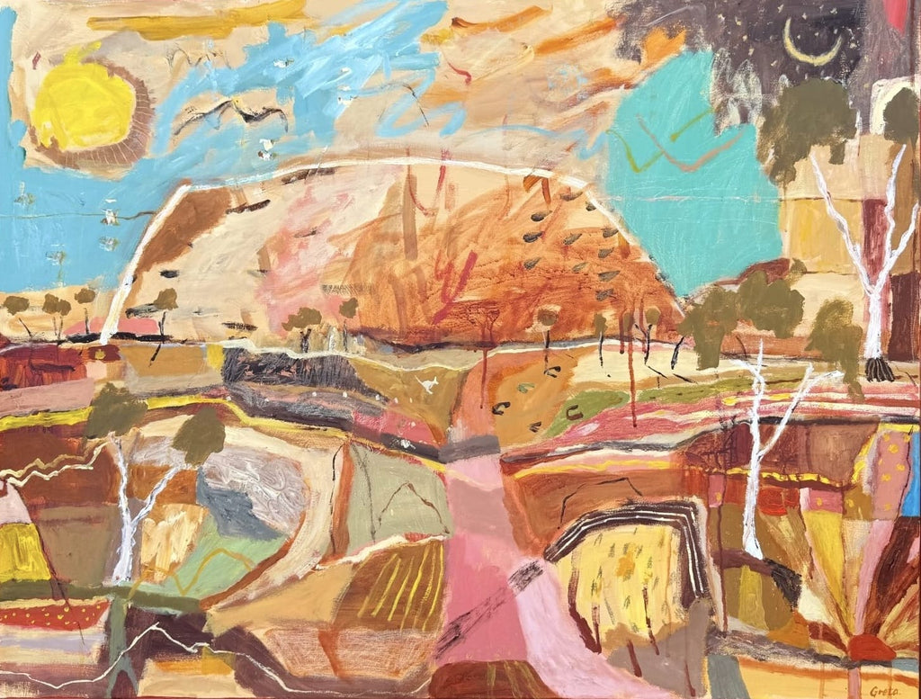 Outback Fragments  - Original Artwork-Original Art-Greta Hounslow-Greenhouse Interiors