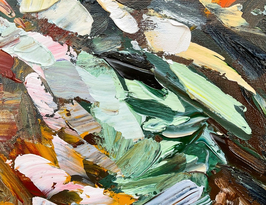 Sienna Garden - Original Artwork-Original Art-Katie Wyatt-Greenhouse Interiors Pty Ltd