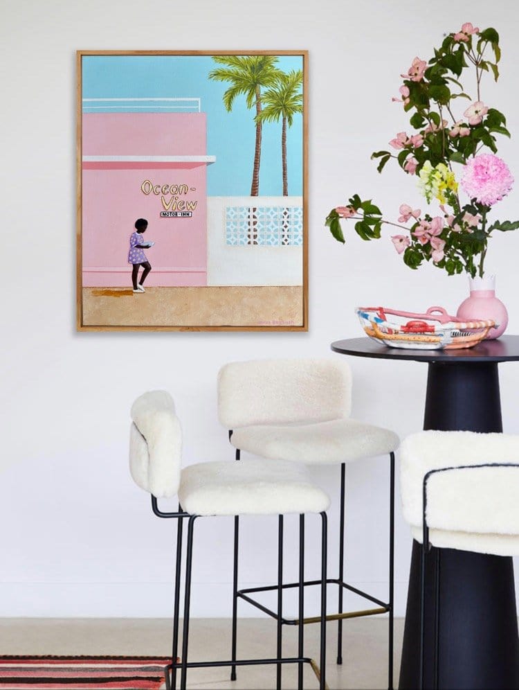 Ocean View Motel - Original Art
