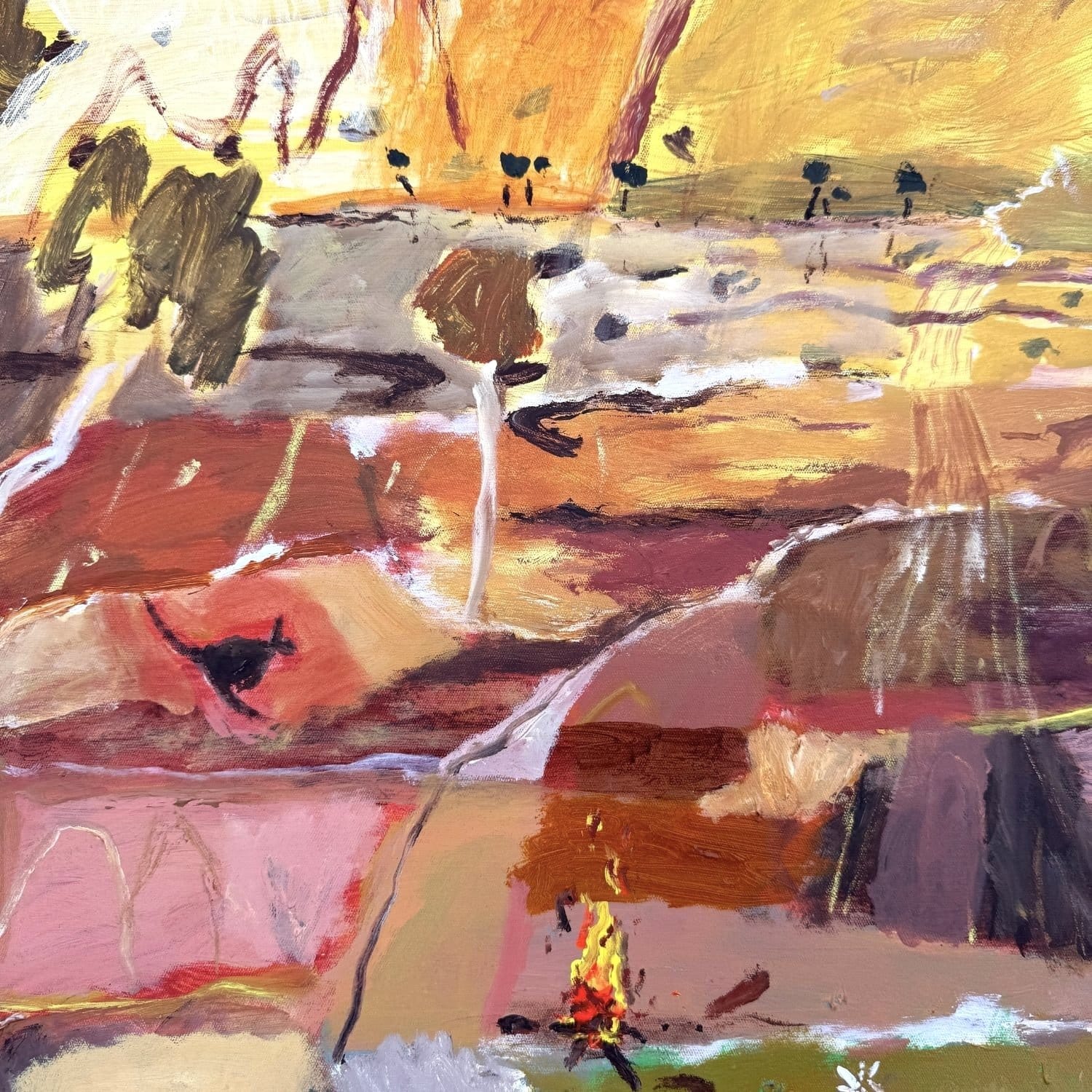 Colours Of The Outback - Original Artwork-Original Art-Greta Hounslow-Greenhouse Interiors Pty Ltd